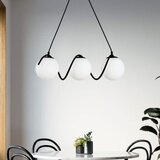 Candelabru Moon Spira Black 3, 3 surse de iluminare